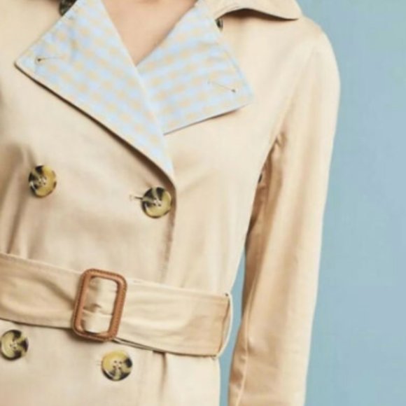 🆕 🧥Anthro Trench M - Picture 3 of 7